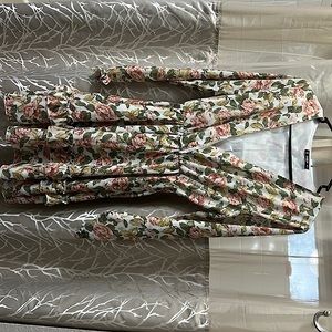 Shein Floral long sleeve dress